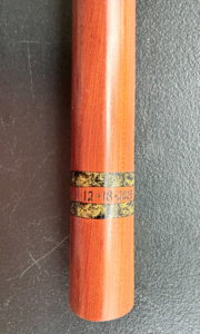 454-A4-Eastern Red Cedar-bore-date