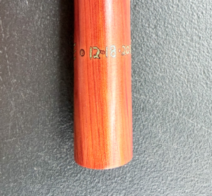 456-A4-Eastern Red Cedar-bore-date